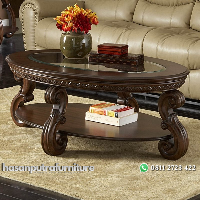 Meja Tamu Oval Elegant Hasan Putra Furniture Jepara - Indonesia Furniture 1 Meja Tamu Oval Elegant Hasan Putra Furniture Jepara - Indonesia Furniture