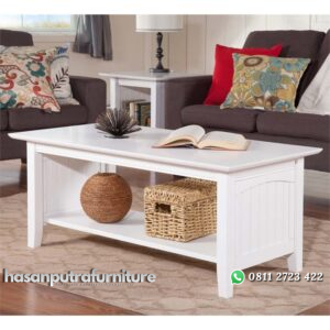 Meja Tamu Panjang Minimalis Hasan Putra Furniture Jepara - Indonesia Furniture