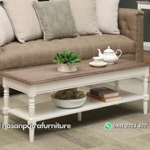 Meja Tamu Panjang Minimalis Modern Hasan Putra Furniture Jepara - Indonesia Furniture