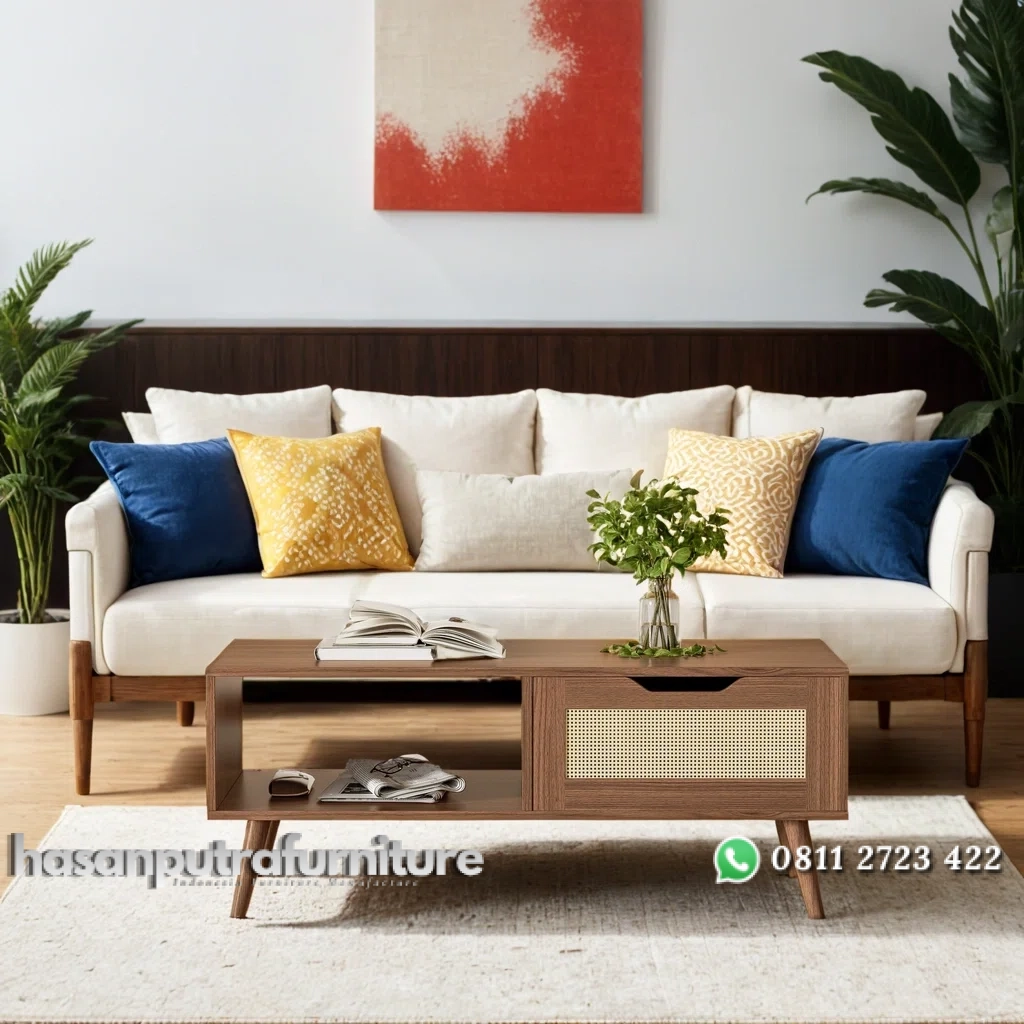 Meja Tamu Rotan Berlaci Desain Retro Minimalis Kayu Jati Hasan Putra Furniture Jepara - Indonesia Furniture 2 Meja Tamu Rotan Berlaci Desain Retro Minimalis Kayu Jati Hasan Putra Furniture Jepara - Indonesia Furniture - Gambar 2