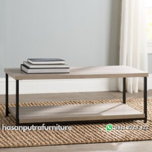 Meja Tamu Trembesi Minimalis Modern Hasan Putra Furniture Jepara - Indonesia Furniture
