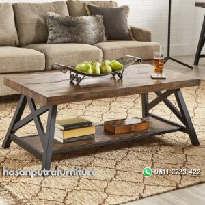 Meja Tamu Unik Kayu Minimalis Hasan Putra Furniture Jepara - Indonesia Furniture
