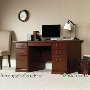 Meja Kerja Kantor 1 Biro Hasan Putra Furniture Jepara - Indonesia Furniture