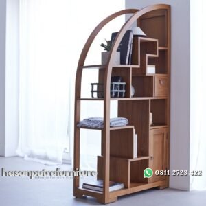Rak Buku Handmade Kayu Jati Hasan Putra Furniture Jepara - Indonesia Furniture