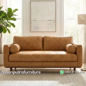 Morrison Sofa 2 Seater Minimalis Modern Kain Oscar Hasan Putra Furniture Jepara - Indonesia Furniture