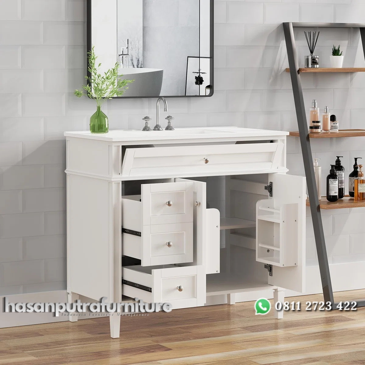 NALLAN Wastafel Cabinet 2 Pintu Cat Duco Desain Minimalis Hasan Putra Furniture Jepara - Indonesia Furniture 3 NALLAN Wastafel Cabinet 2 Pintu Cat Duco Desain Minimalis Hasan Putra Furniture Jepara - Indonesia Furniture - Gambar 3