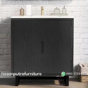 REIKA Wastafel Cabinet 2 Pintu Plywood Minimalis Hasan Putra Furniture Jepara - Indonesia Furniture