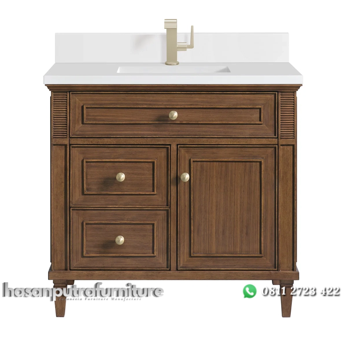 ROKKA Wastafel Kabinet Kayu Jati Minimalis Modern Hasan Putra Furniture Jepara - Indonesia Furniture 3 ROKKA Wastafel Kabinet Kayu Jati Minimalis Modern Hasan Putra Furniture Jepara - Indonesia Furniture - Gambar 3
