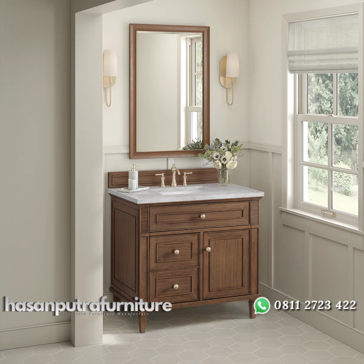 ROKKA Wastafel Kabinet Kayu Jati Minimalis Modern Hasan Putra Furniture Jepara - Indonesia Furniture 2 ROKKA Wastafel Kabinet Kayu Jati Minimalis Modern Hasan Putra Furniture Jepara - Indonesia Furniture - Gambar 2