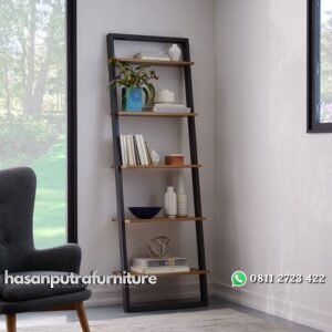 Rak Buku Kecil Kayu Jati Minimalis Hasan Putra Furniture Jepara - Indonesia Furniture