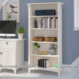 Rak Buku Kerja Minimalis Hasan Putra Furniture Jepara - Indonesia Furniture
