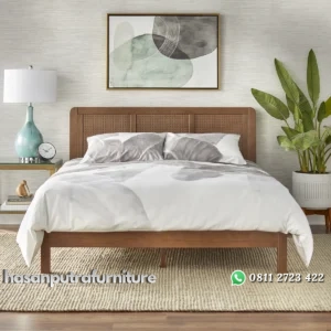 Rangely Tempat Tidur Rotan Minimalis Modern Kekinian Hasan Putra Furniture Jepara - Indonesia Furniture