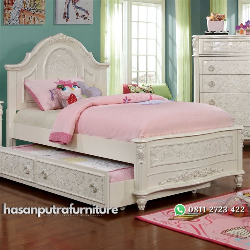 Ranjang Anak Perempuan Ukir Franda Hasan Putra Furniture Jepara - Indonesia Furniture 1 Ranjang Anak Perempuan Ukir Franda Hasan Putra Furniture Jepara - Indonesia Furniture