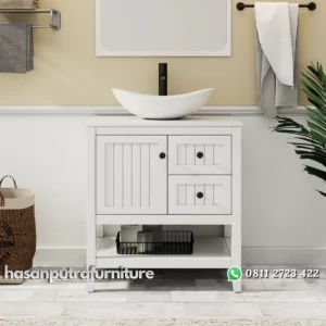 SARA Wastafel Cabinet Cat Duco Desain Minimalis Hasan Putra Furniture Jepara - Indonesia Furniture