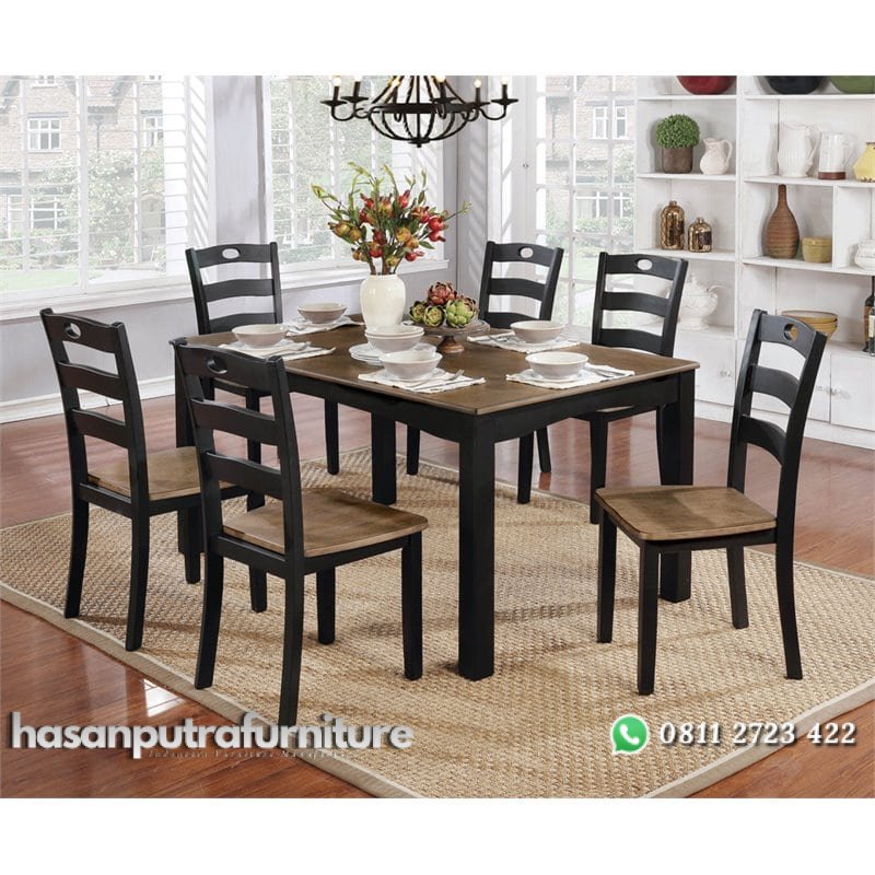 Satu Set Kursi Makan Jati Modern Hasan Putra Furniture Jepara - Indonesia Furniture 1 Satu Set Kursi Makan Jati Modern Hasan Putra Furniture Jepara - Indonesia Furniture