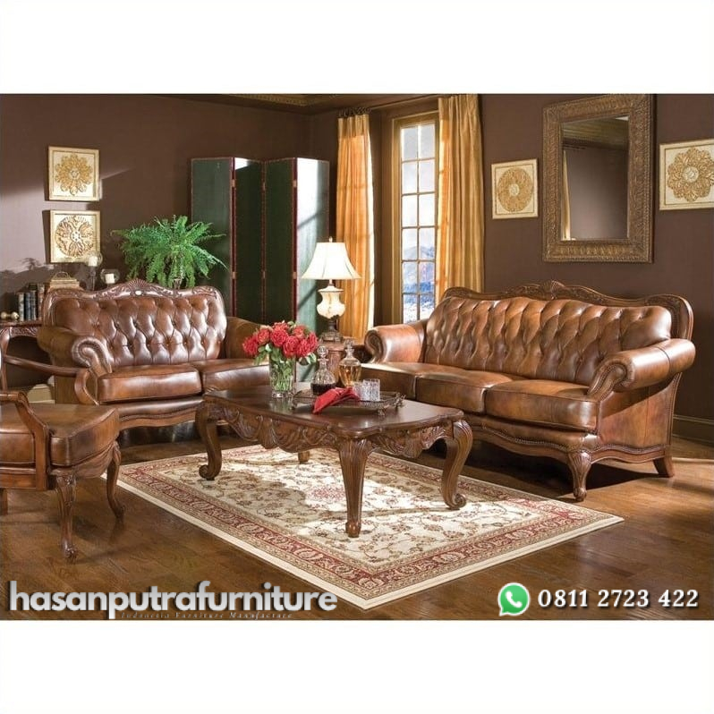 Satu Set Kursi Sofa Tamu Elegant Hasan Putra Furniture Jepara - Indonesia Furniture 1 Satu Set Kursi Sofa Tamu Elegant Hasan Putra Furniture Jepara - Indonesia Furniture