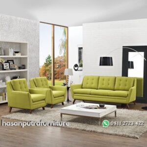 Satu Set Kursi Tamu Sofa Modern Hasan Putra Furniture Jepara - Indonesia Furniture