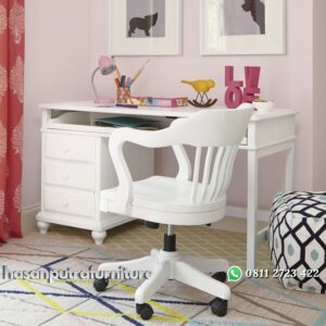 Satu Set Meja Belajar Anak Hasan Putra Furniture Jepara - Indonesia Furniture