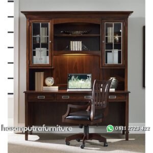 Satu Set Meja Kerja Kabinet Hasan Putra Furniture Jepara - Indonesia Furniture