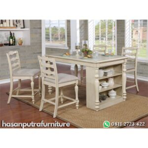 Satu Set Meja Makan Cafe Hasan Putra Furniture Jepara - Indonesia Furniture