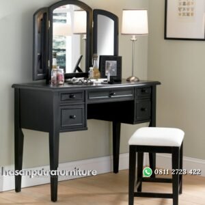 Satu Set Meja Rias Jati Hasan Putra Furniture Jepara - Indonesia Furniture