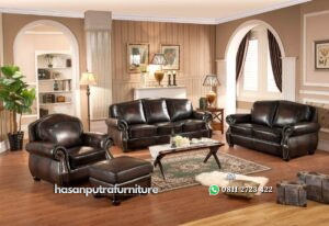 Satu Set Sofa Tamu Elegan Hasan Putra Furniture Jepara - Indonesia Furniture