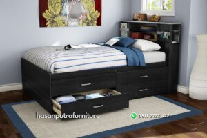 Satu Set Tempat Tidur Anak Azka Hasan Putra Furniture Jepara - Indonesia Furniture
