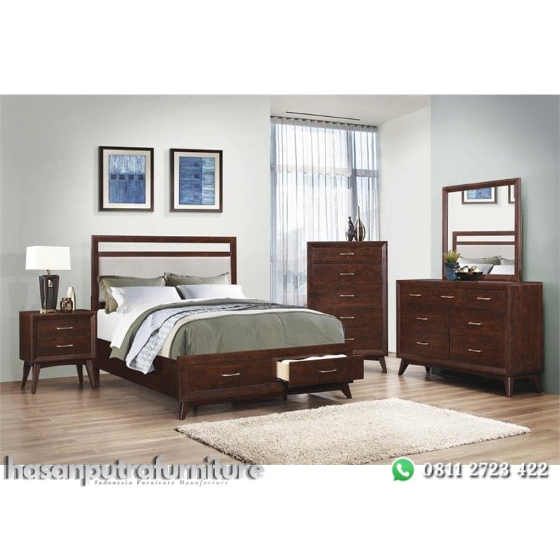 Satu Set Tempat Tidur Retro Hasan Putra Furniture Jepara - Indonesia Furniture 1 Satu Set Tempat Tidur Retro Hasan Putra Furniture Jepara - Indonesia Furniture