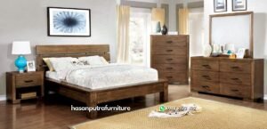 Set Kamar Tempat Tidur Kayu Jati Jepara Hasan Putra Furniture Jepara - Indonesia Furniture