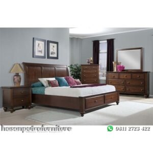 Set Kamar Tempat Tidur Jati TPK Hasan Putra Furniture Jepara - Indonesia Furniture