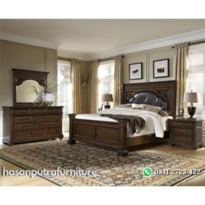 Set Kamar Tempat Tidur Jati Hasan Putra Furniture Jepara - Indonesia Furniture