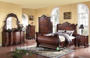 Set Kamar Tempat Tidur Jati Klasik Hasan Putra Furniture Jepara - Indonesia Furniture