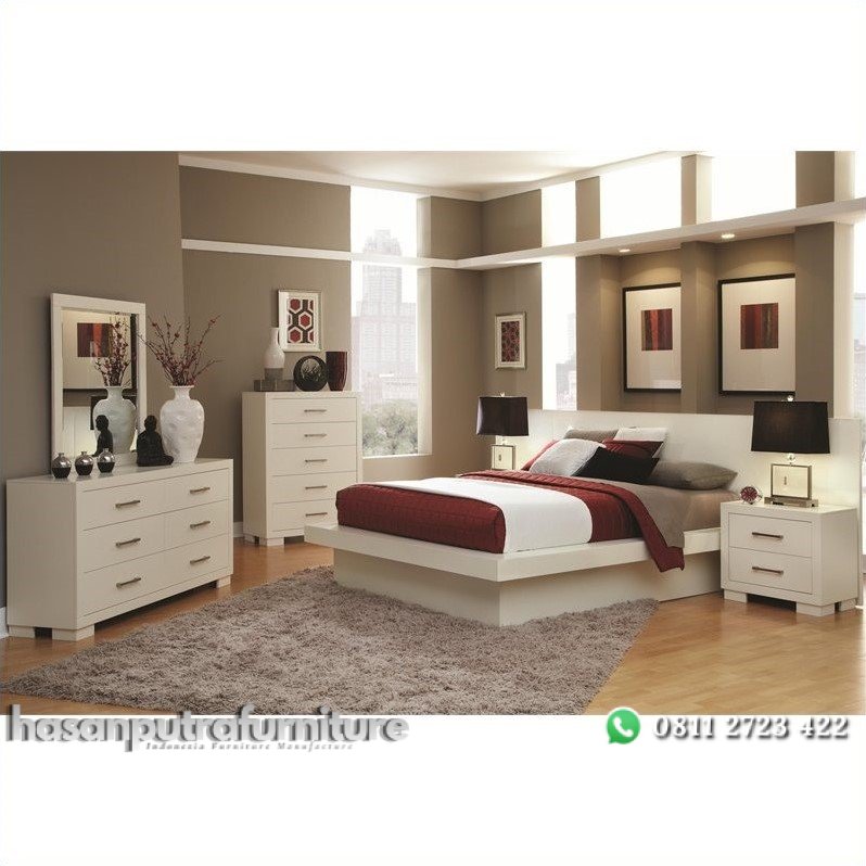 Set Kamar Tempat Tidur Minimalis Hasan Putra Furniture Jepara - Indonesia Furniture 1 Set Kamar Tempat Tidur Minimalis Hasan Putra Furniture Jepara - Indonesia Furniture