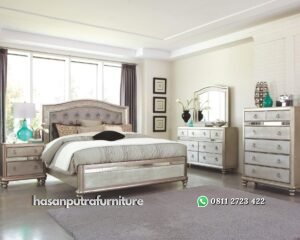 Set Kamar Tempat Tidur Modern Hasan Putra Furniture Jepara - Indonesia Furniture