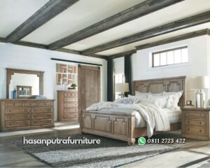 Set Kamar Tidur Jati Elegan Hasan Putra Furniture Jepara - Indonesia Furniture