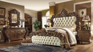 Set Kamar Tidur Mewah Klasik Ukiran Hasan Putra Furniture Jepara - Indonesia Furniture