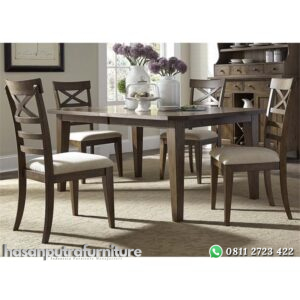 Set Kursi Makan Minimalis Hasan Putra Furniture Jepara - Indonesia Furniture