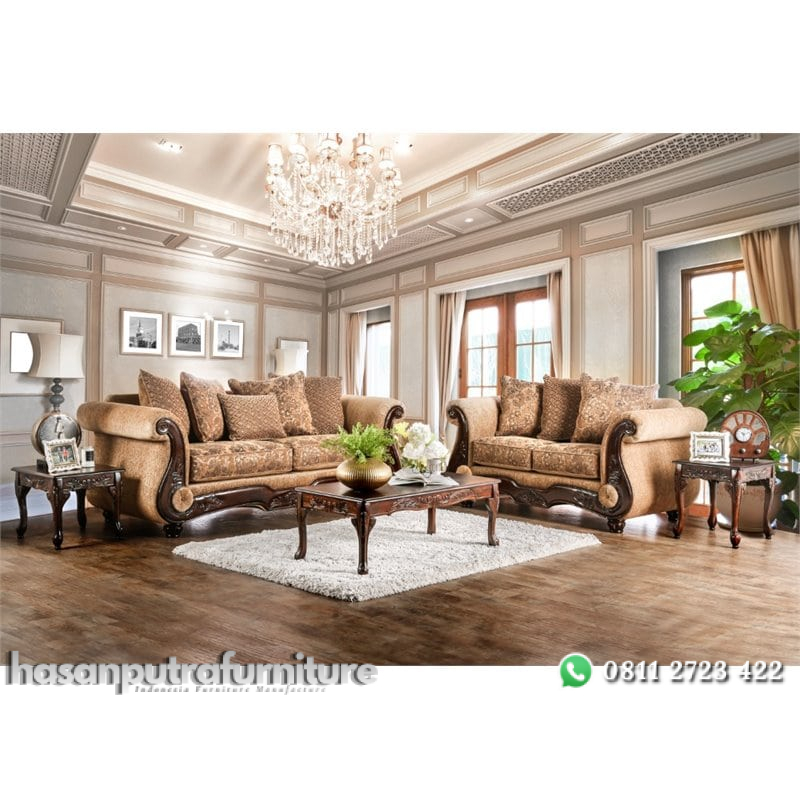 Set Kursi Sofa Tamu Klasik Hasan Putra Furniture Jepara - Indonesia Furniture 1 Set Kursi Sofa Tamu Klasik Hasan Putra Furniture Jepara - Indonesia Furniture