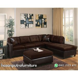 Set Kursi Sofa Tamu Sudut Hasan Putra Furniture Jepara - Indonesia Furniture