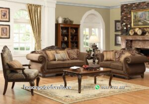 Set Kursi Tamu Sofa Jati Ukiran Hasan Putra Furniture Jepara - Indonesia Furniture