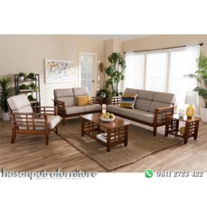 Set Kursi Tamu Sofa Jati Hasan Putra Furniture Jepara - Indonesia Furniture