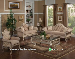 Set Kursi Tamu Sofa Klasik Minimalis Hasan Putra Furniture Jepara - Indonesia Furniture