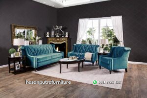 Set Kursi Tamu Sofa Minimalis Kekinian Hasan Putra Furniture Jepara - Indonesia Furniture