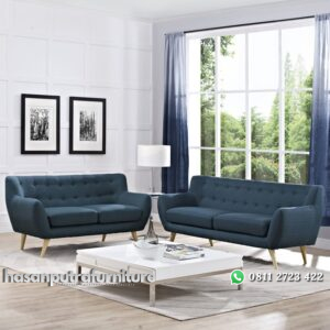 Set Kursi Tamu Sofa Retro Modern Hasan Putra Furniture Jepara - Indonesia Furniture