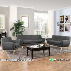 Set Kursi Tamu Sofa Ruang Tamu Model Retro Hasan Putra Furniture Jepara - Indonesia Furniture