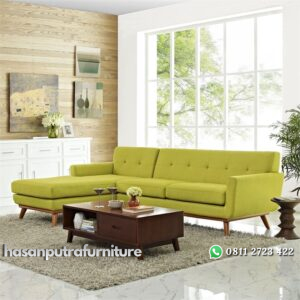 Set Kursi Tamu Sofa Sudut Scandinavian Hasan Putra Furniture Jepara - Indonesia Furniture