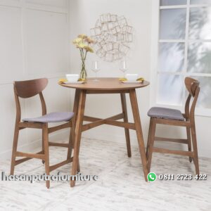 Set Meja Bar Scandinavian Hasan Putra Furniture Jepara - Indonesia Furniture