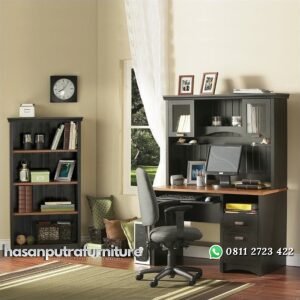 Set Meja Kerja Dirumah Kayu Jati Hasan Putra Furniture Jepara - Indonesia Furniture