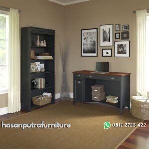 Set Meja Kerja Minimalis Modern Hasan Putra Furniture Jepara - Indonesia Furniture