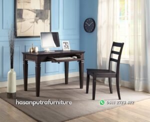 Set Meja Kerja Sederhana Hasan Putra Furniture Jepara - Indonesia Furniture